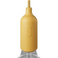 Creative Cables Silicone E27 socket with switch Silicone Color mustard - Lightbulb Socket