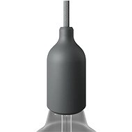 Creative Cables Silicone Socket E27 Silicone Color Grey - Lightbulb Socket