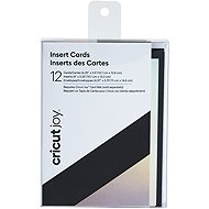 Cricut Insert Cards Black / Holo R20 (10,8 cm x 14 cm) 12-pack - Paper