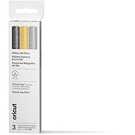 Cricut Joy Medium Point Gel Pen Set 3-pack (Glitter Black, Gold, Silver) - Writing Pen