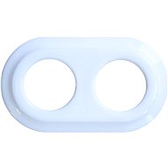 CeramicHomeCZ Porcelain double frame white - Small Frame