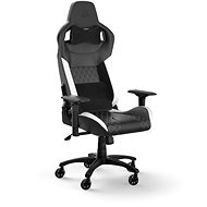 Corsair T1 RACE (2023) Leatherette Black and White - Gaming Chair