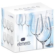 CRYSTALEX  ELEMENTS Wine Glasses 450ml, 6pcs - Glass