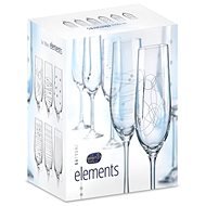Crystalex pezsgőspoharak 190ml 6db ELEMENTS - Pohár