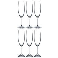 Crystalex champagne glasses LARA 220ml 6pcs - Glass