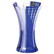 Caesar Crystal Bohemiae cut Metropolis Vase 230mm - blue - Vase