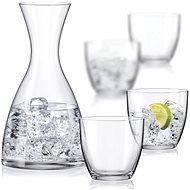 Crystalex WATER SET carafe and water glasses 5pcs - Glass