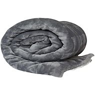 JERRY FABRICS Blanket lamb Triangles dark grey 150 × 200 cm - Blanket