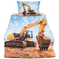 TopSheets 3D cotton bedding 140×200+70×90 Bagr II - Bed Linen