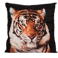 TopCushions 3D cover 45×45 - Black tiger - Bed Linen