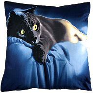 TopCushions 3D cover 45×45 - British cat - Bed Linen