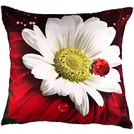 TopCushions 3D pillowcase 45×45 - Daisy with ladybug - Bed Linen