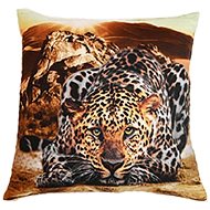 TopCushions 3D cover 45×45 - Leopard - Bed Linen