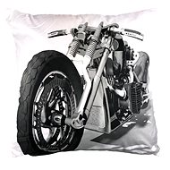 TopCushions 3D cover 45×45 - Silver chopper - Bed Linen