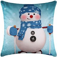 TopCushions 3D pillowcase 45×45 - Snowman - Bed Linen