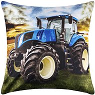 TopCushions 3D cover 45×45 - Tractor blue - Bed Linen