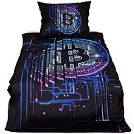 TopSheets 3D bedding 140×200+70×90 - Bitcoin - Bed Linen
