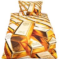 TopSheets 3D bedding 140×200+70×90 - Gold - Bed Linen