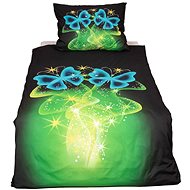 TopSheets 3D bedding 140×200+70×90 - Magic butterflies - Bed Linen