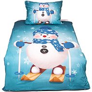 TopSheets 3D bedding 140×200+70×90 - Snowman - Bed Linen