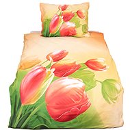 TopSheets 3D bedding 140×200+70×90 - Tulips - Bed Linen