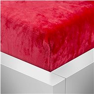TopSheets Microflannel sheet 90×200 Elegance - Red - Bedsheet