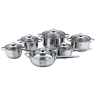 CS Solingen Stainless Steel Casserole Set KASSEL 12pcs - Kitchenware Set