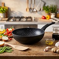 CS KOCHSYSTEME WOK pan with marble surface MARBURG 28cm - Wok Pan