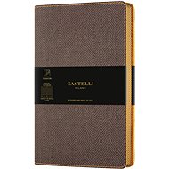 CASTELLI MILANO Harris M, hnědý - Zápisník