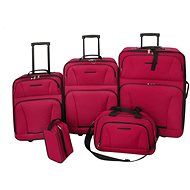 Shumee Five-piece suitcase set, red - Case Set