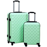 Shumee Set of wheeled suitcases 2 pcs, ABS, mint - Case Set