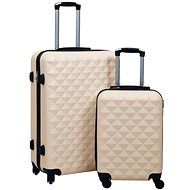 Shumee Set of wheeled suitcases 2 pcs, ABS, gold - Case Set