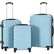 Shumee Set of wheeled suitcases 3 pcs, ABS, blue - Case Set