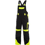 CXS Gardeners SIRIUS BRIGHTON, black-yellow, size 64 - Work Trousers