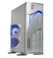 Thermaltake Shark VA7000 SWA - stříbrný (silver), ATX, 5x5.25", 2+5x3.5", 2x vent., průhledná bočnic - PC Case
