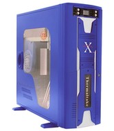 Thermaltake Xaser III V1000D - modrý (blue), ATX, 4x5.25", 2+6x3.5", 6x ventilátor, průhl. bočnice,  - -