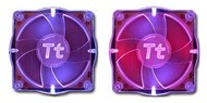 mřížka Thermaltake CoolMod A1556, transparentní svítící mřížka, 80x80mm, 4x LED - -