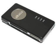 USB hub Akasa Combo AK-HC-01-BK černý čtečka paměťových karet - USB Hub