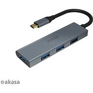 AKASA USB Type-C Hub  - 4 x USB3.0 Type A / AK-CBCA25-18BK - USB Hub