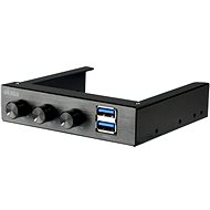 AKASA Fan control black - Front Panel