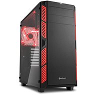 Sharkoon AI7000 Glass Red - PC Case
