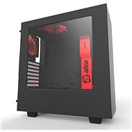 NZXT S340 Alza PC black and red - PC Case