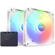 NZXT F140 RGB Core Matte White Twin Pack - PC Fan
