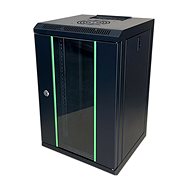 CTnet 10" rack 9U, 300 mm, black - Data Cabinet