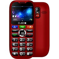 CUBE1 S100 Senior, Red - Mobile Phone