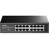 CUDY 16-Port 10/100 Mbps Metal Switch - Switch