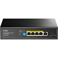 CUDY 5-Port Gigabit PoE+ Switch with 1 SFP - Switch