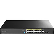 CUDY 16-Port Gigabit PoE+ Switch with 2 GbE and 2 Gigabit SFP - Switch