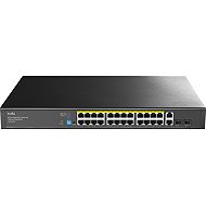 CUDY 24-Port Gigabit PoE+ Switch with 2 GbE and 2 Gigabit SFP - Switch