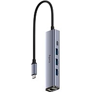 CUDY 5-in-1 USB-C Hub with Gigabit Ethernet Port - USB Hub